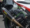 Držák výfuku - Kawasaki ZX10-R '08-, černý
